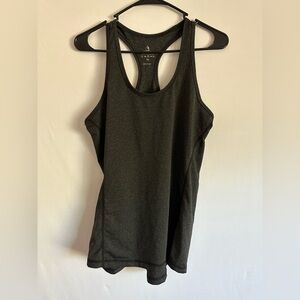Icyzone Women's Tank Top, Size M Racerback, Athleticwear, Charcoal